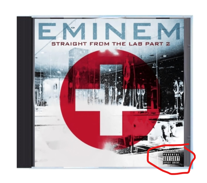 EMINEM - STRAIGHT FFROM THE LAB 2 - CD [PA] Explicit  NEW FACTORY SEALED MIXTAPE